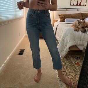 Reformation women’s jeans size 0 Malta wash Ultra high rise